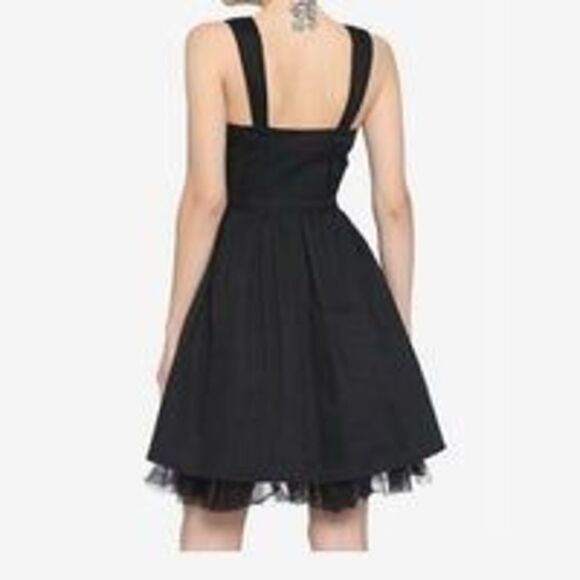 Goth, Emo, Goth Prom, Emo Prom, Black Corset Gown Dress S, M - Picture 3 of 4